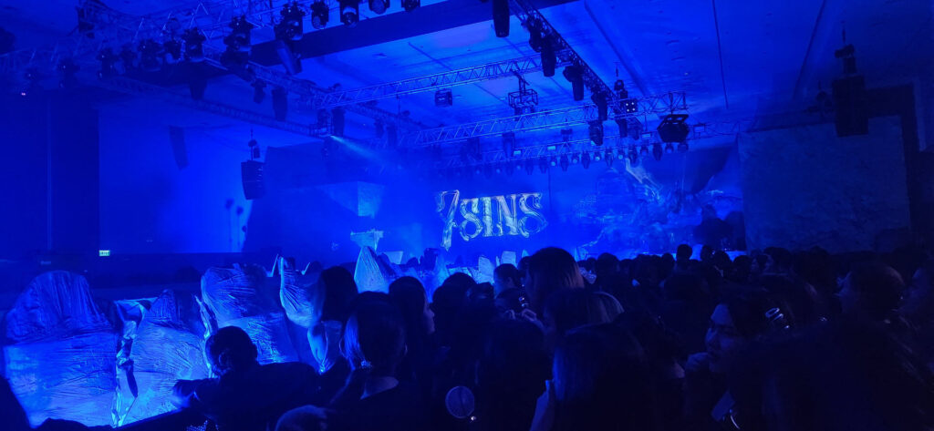 7sins Album Concert stage