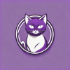 purple cat